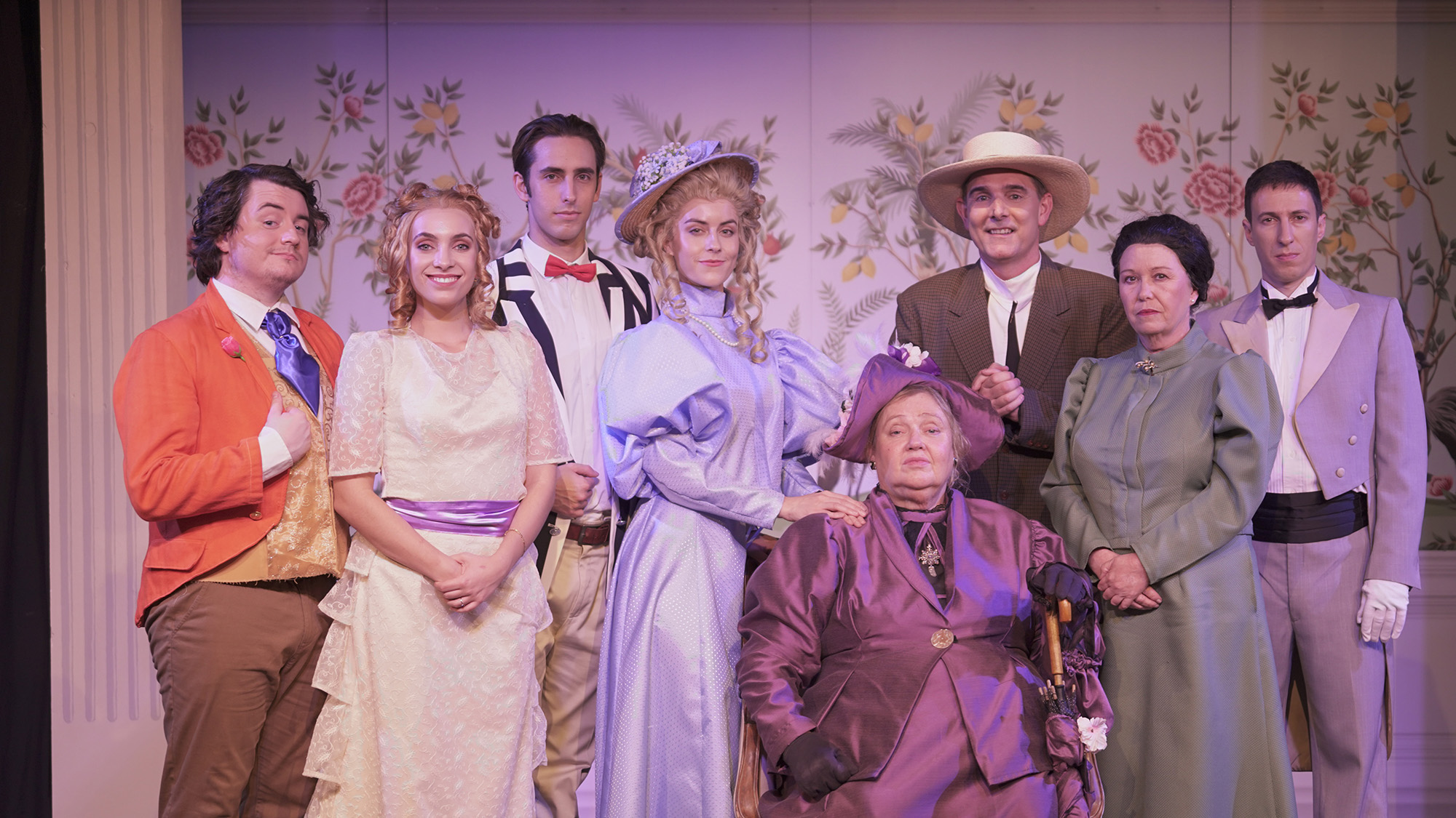 The cast of The Importance of Being Earnest at Growl Theatre